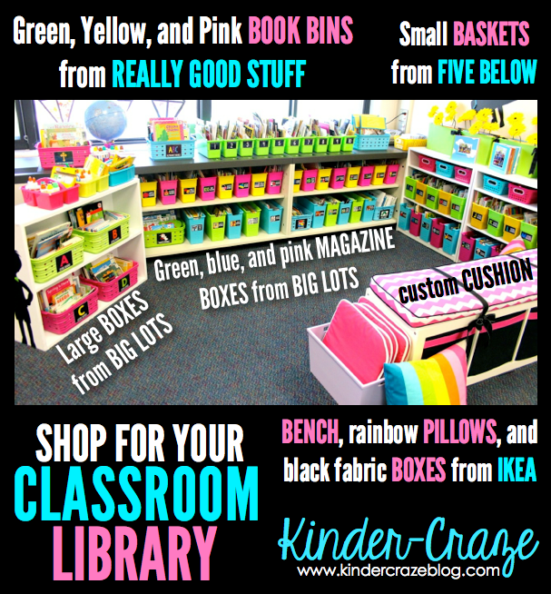 Where to shop to create a classroom library like this one!