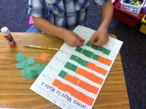 Hands-on activities for decomposing numbers in kindergarten