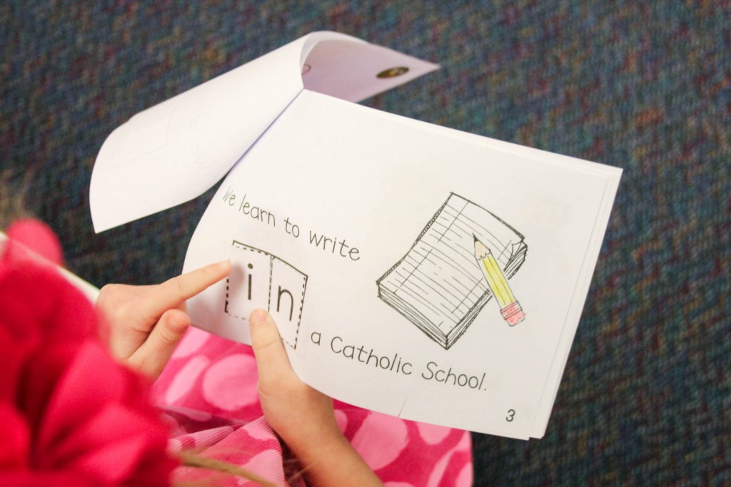 Free Emergent Reader for Catholic Schools Week