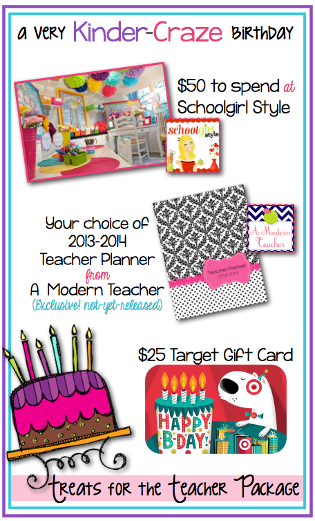 AWESOME GIVEAWAY at Kinder-Craze.... $25 Target Gift Card and more!