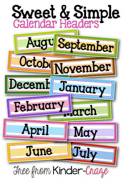 FREE-Sweet-and-Simple-Calendar-Headers-from-Kinder-Craze