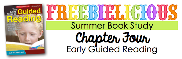 Summer Book Study: Early Guided Reading Ideas