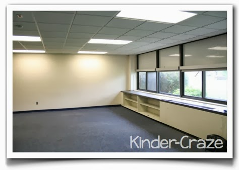 empty kindergarten classroom