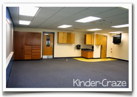 empty kindergarten classroom