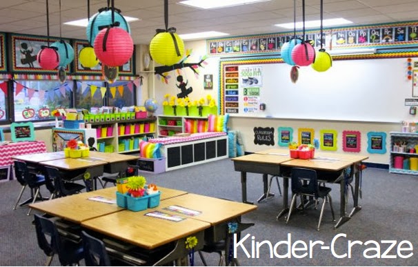 bright rainbow kindergarten classroom tour