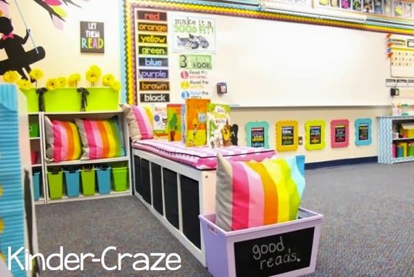 bright rainbow kindergarten classroom tour