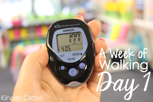 wear a pedometer to school. You'll be shocked by how far you walk each day! This teacher reflects on her experiences.
