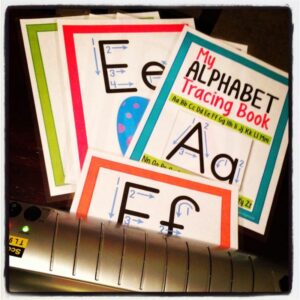alphabet tracing book