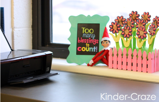 cute ideas and fun photos for elf on a classroom shelf