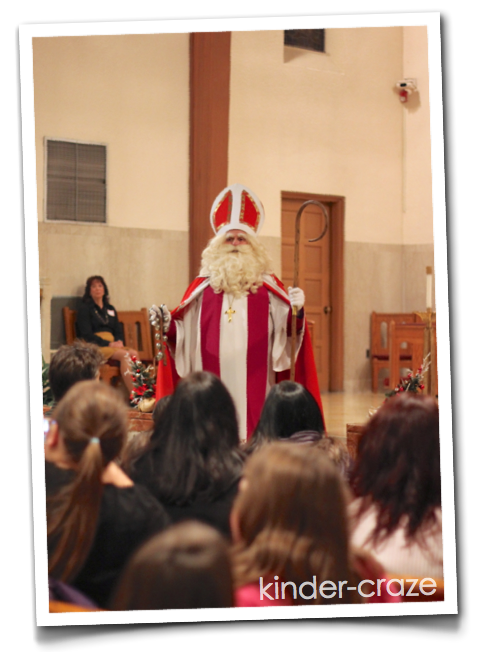 a real, live visit from St. Nicholas