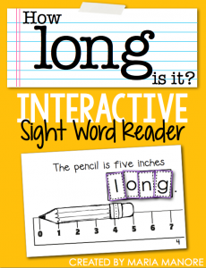 emergent reader for sight word "LONG"