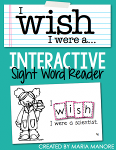 emergent reader for sight word "WISH"