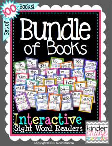 Best Selling Bundle of Books on TpT
