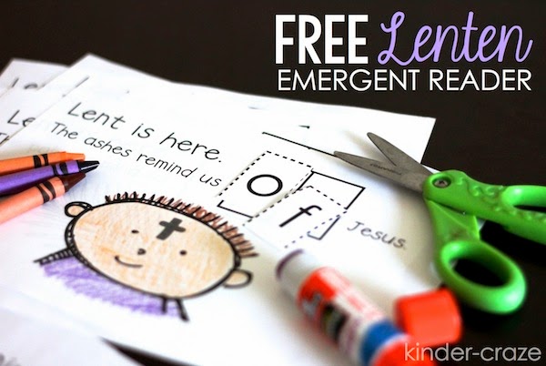 FREE Lenten emergent reader