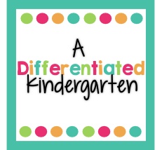 Differentiated Kindergarten blog