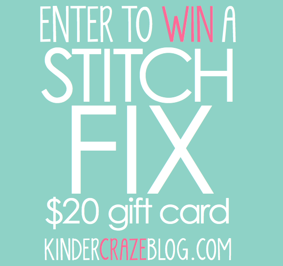 Enter to win a $20 Stitch Fix gift card