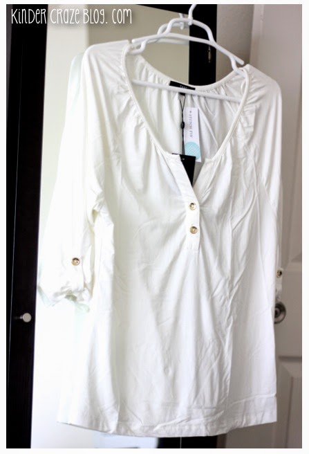 love this casual white shirt from Stitch Fix