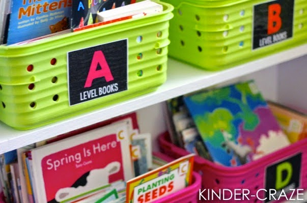 {Black Series} Classroom Library Labels display book levels