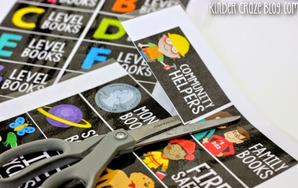 EDITABLE Classroom Library Labels