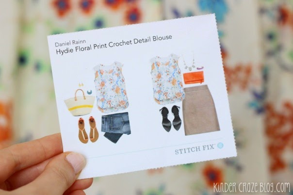 gorgeous floral print blouse from Stitch Fix 