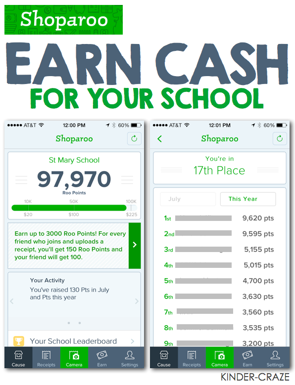 Earn Cash for Your School with Shoparoo. No more fundraising! 