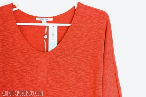 gorgeous orange dolman sleeve sweater from Stitch Fix