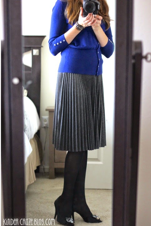 Charissa pleated swing skirt from Stitch Fix