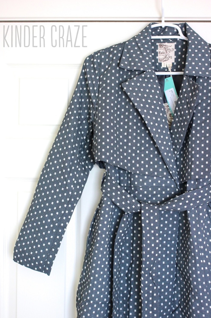 Tulle Kimmey Woven Trench Coat from Stitch Fix