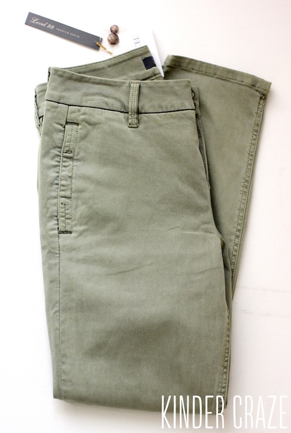 Patrick Cropped Chino Pant from Level 99 - May 2015 Stitch Fix Review