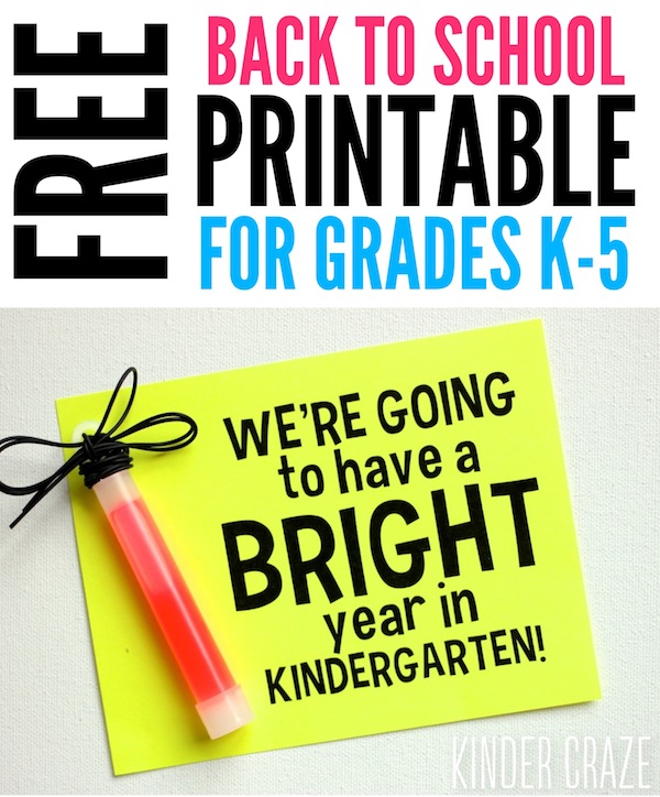 FREE gift tags for back to school
