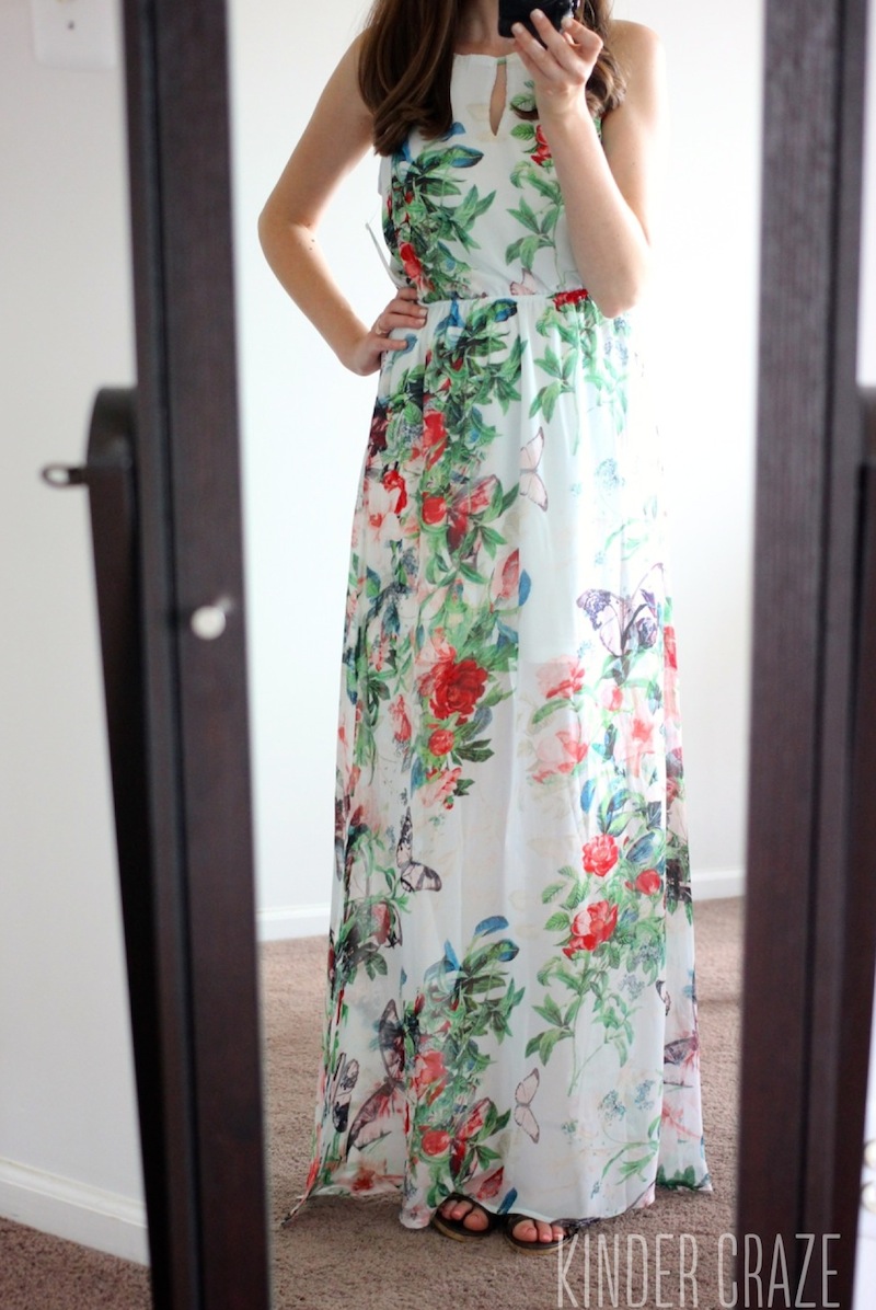 floral Ruby Maxi Dress from Fate 