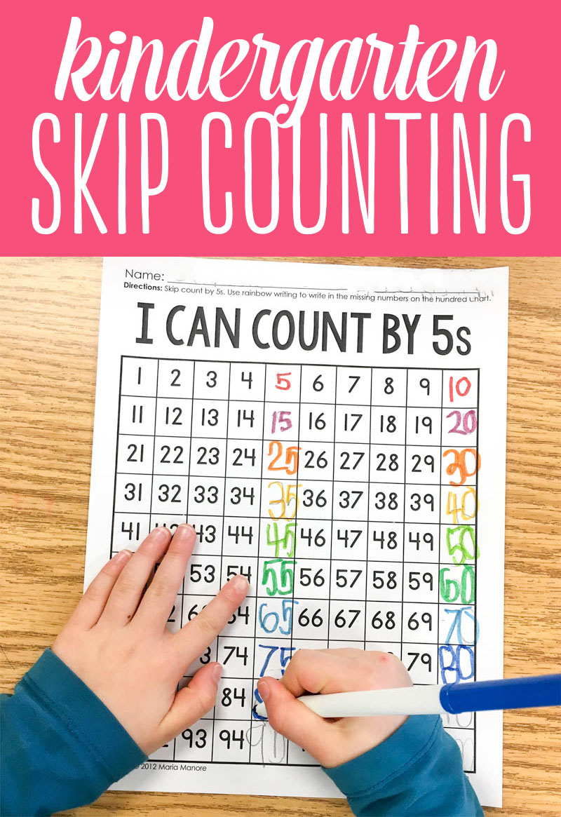 How to teach skip counting in Kindergarten