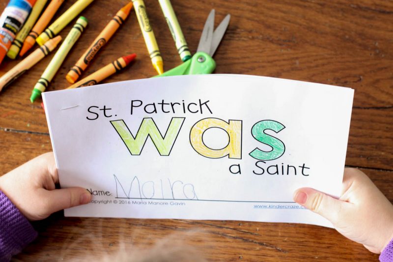 FREE emergent reader to teach about St. Patrick