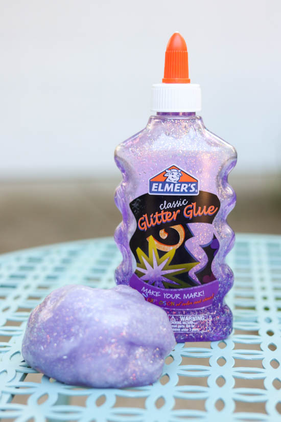 Mess Free Glitter Slime Recipe Thats Safe For Kids