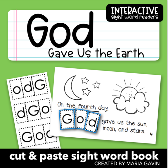 God gave us the Earth sight word reader
