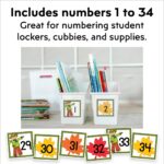 November Fall Leaves Calendar Numbers - Kinder Craze
