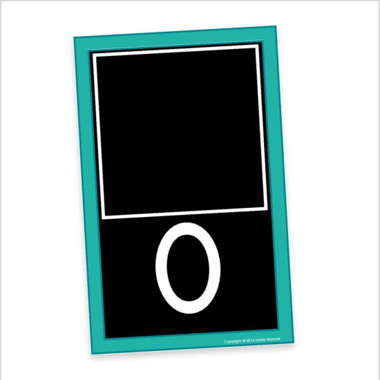Domino Numeral Posters 0-20 with Black Backgrounds - Kinder Craze